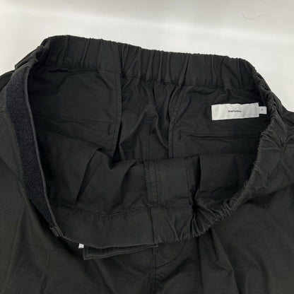 Graphpaper グラフペーパー GM212-40619B ブラック Stretch Typewriter Chef Pants ボトムス