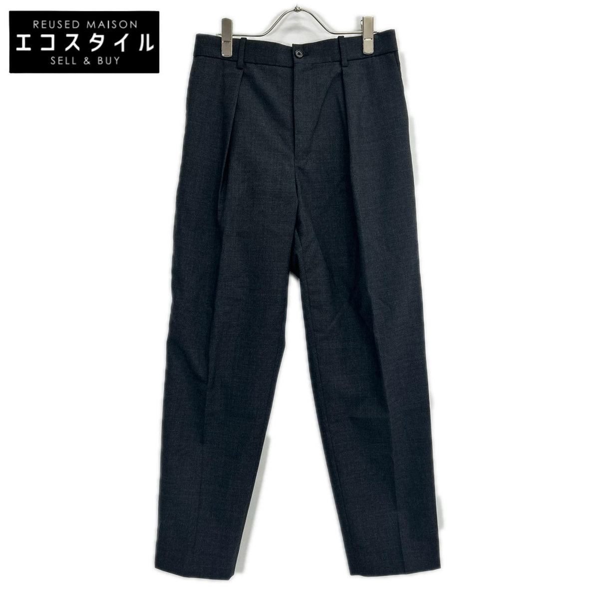 MARKAWARE マーカウエア A21A-03PT01C グレー ORGANIC WOOL TROPICAL PEGTOP TROUSERS ボトムス
