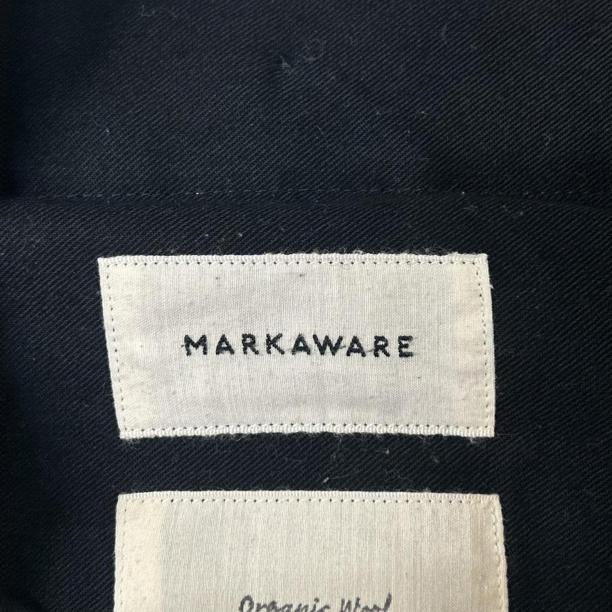 MARKAWARE マーカウエア A21A-03PT01C グレー ORGANIC WOOL TROPICAL PEGTOP TROUSERS ボトムス