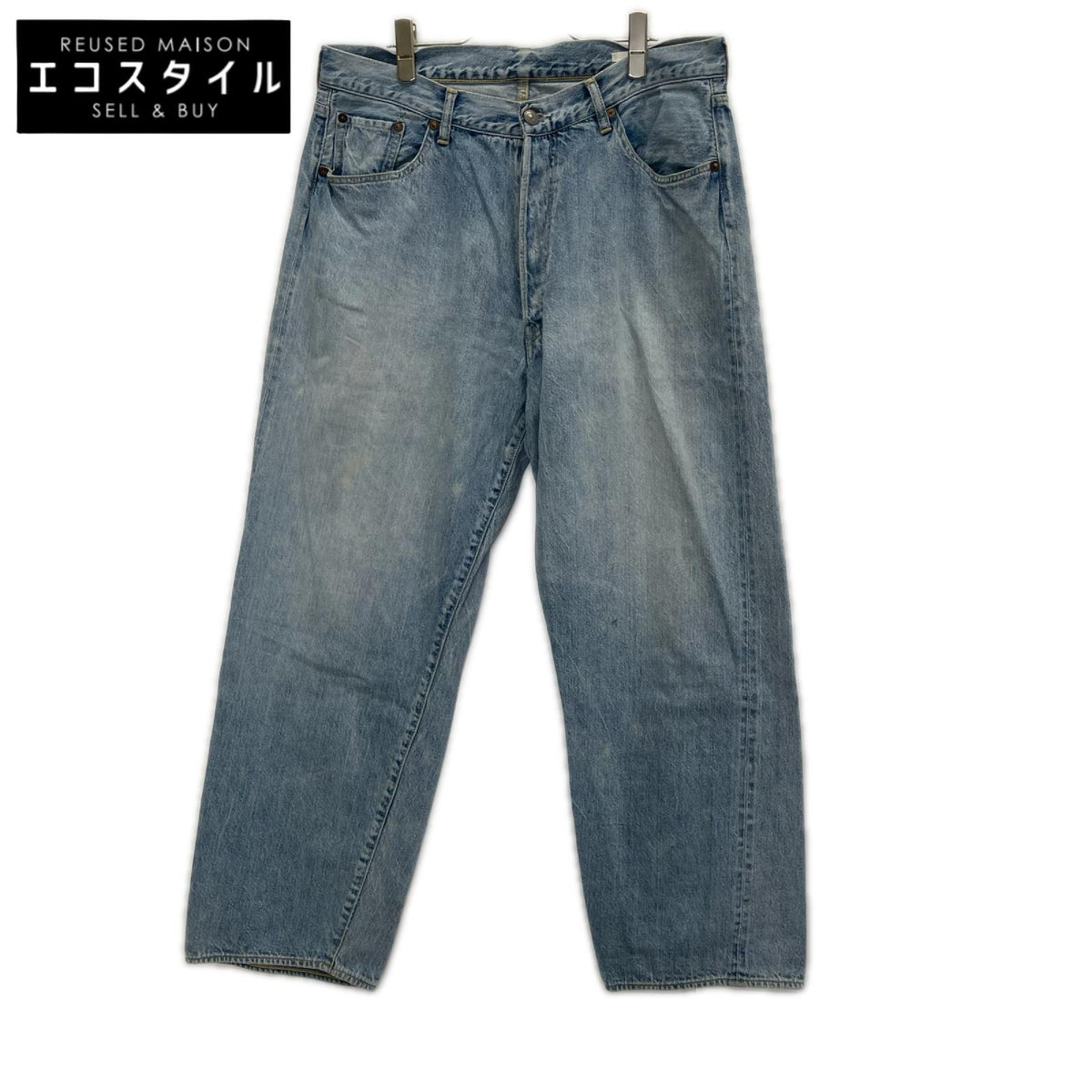 COMOLI コモリ T01-03012 21SS ブリーチ ライトブルー デニム 5Pパンツ ボトムス