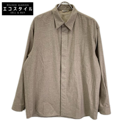 AURALEE オーラリー A9SC01PW 19SS グレー LIGHT FINX POLYESTER SOUTIEN COLLAR COAT コート コート