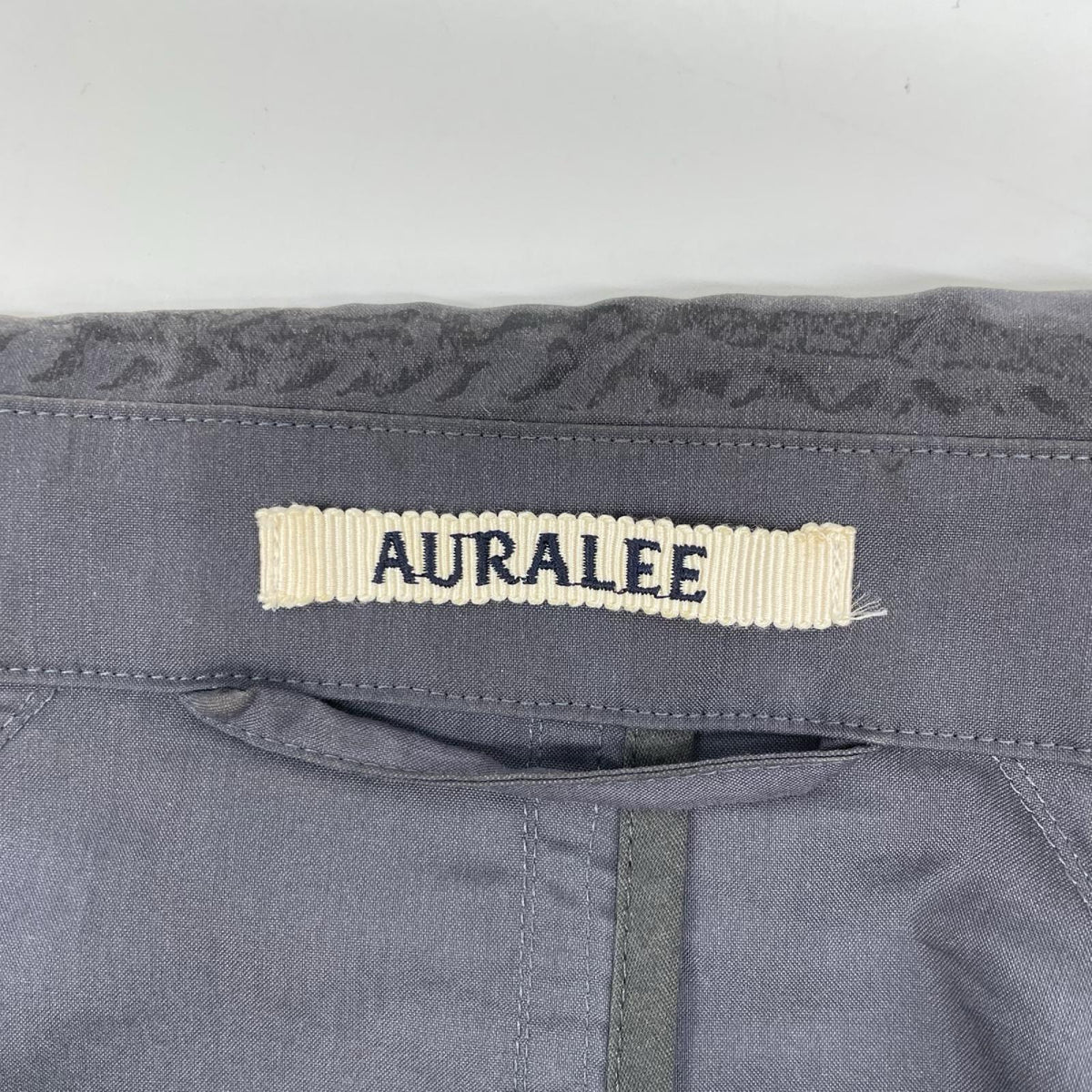AURALEE オーラリー A20AS02CF ベージュ WOOL FULLING FLANNEL CLOTH SHIRTS シャツ トップス