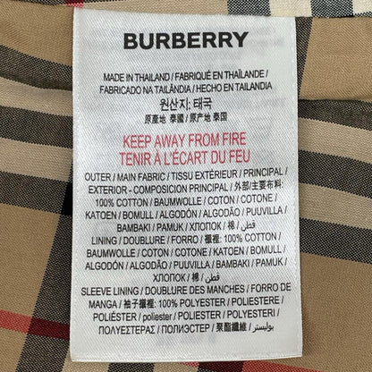 BURBERRY バーバリー 8022302 ベージュ 裏地チェック トレンチコート コート
