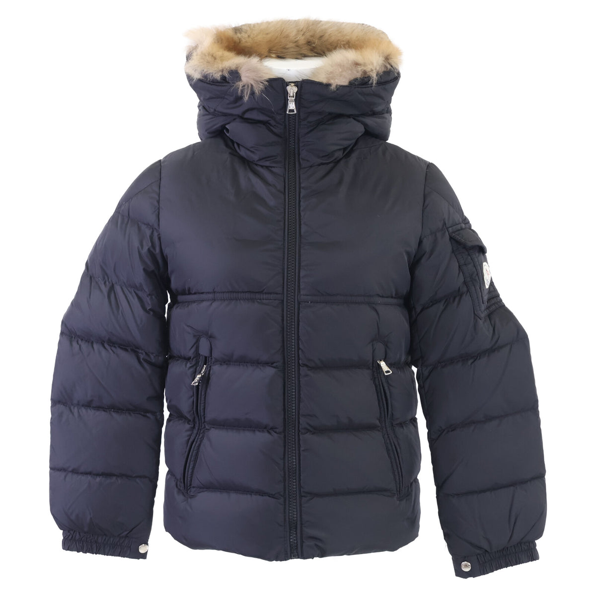 MONCLER モンクレール 【美品】D29544187625 NEW BYRON ファー付フーディダウンジャケット ジャケット