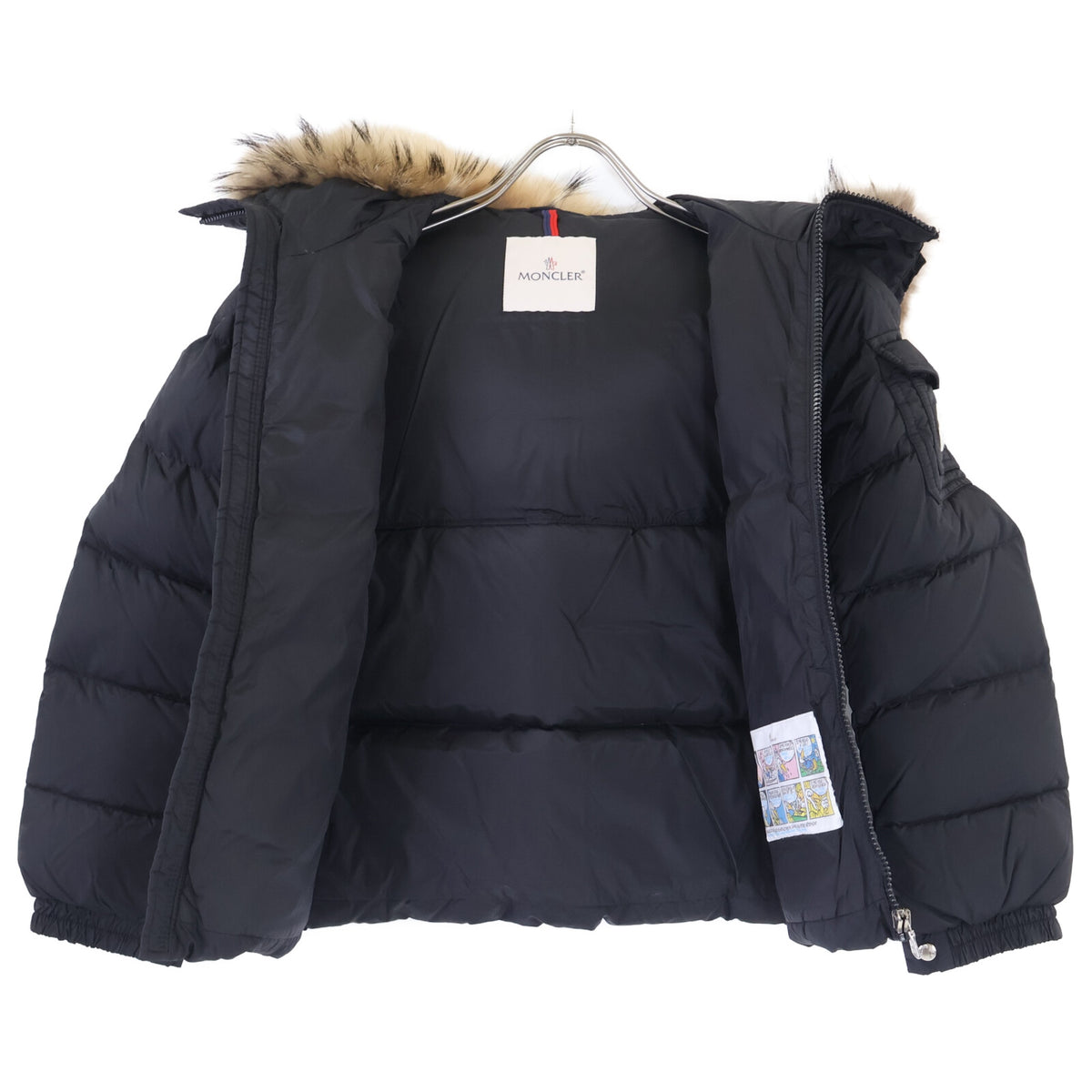 MONCLER モンクレール 【美品】D29544187625 NEW BYRON ファー付フーディダウンジャケット ジャケット