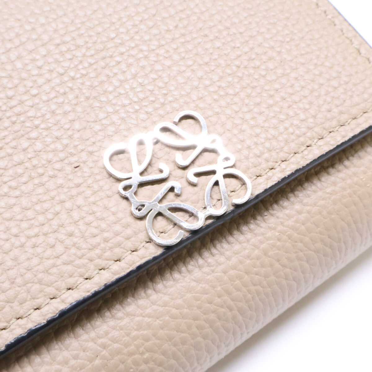 LOEWE ロエベ 0010642627 C821L57X01 アナグラム コンパクト フラップウォレット 二つ折り財布（小銭入れあり）