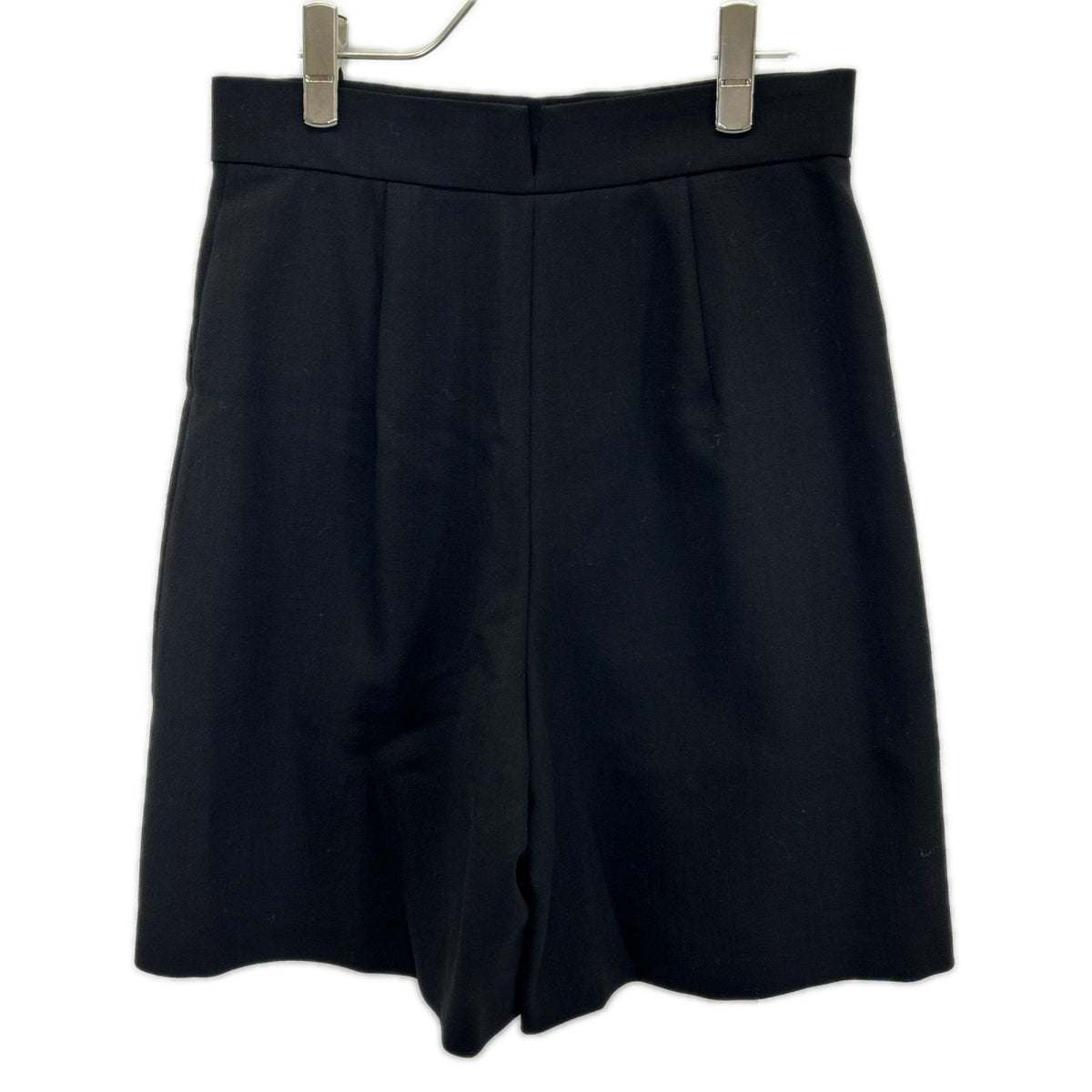 LANVIN ランバン 2315401 ブラック ウール ツイル ショートパンツ ボトムス