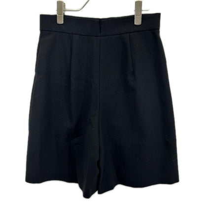 LANVIN ランバン 2315401 ブラック ウール ツイル ショートパンツ ボトムス