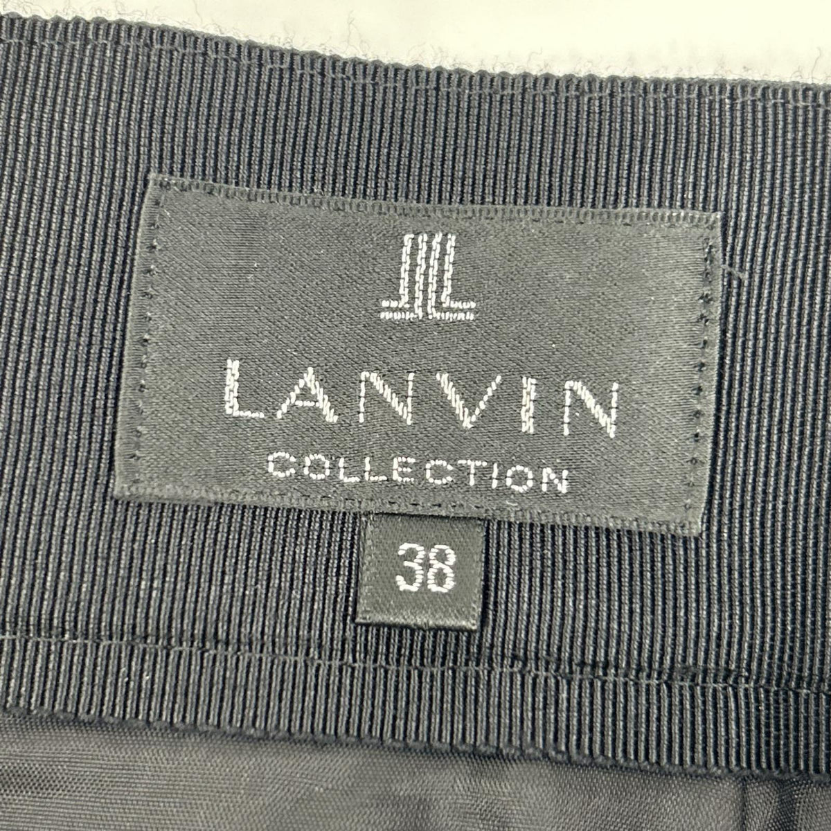 LANVIN ランバン 2315401 ブラック ウール ツイル ショートパンツ ボトムス