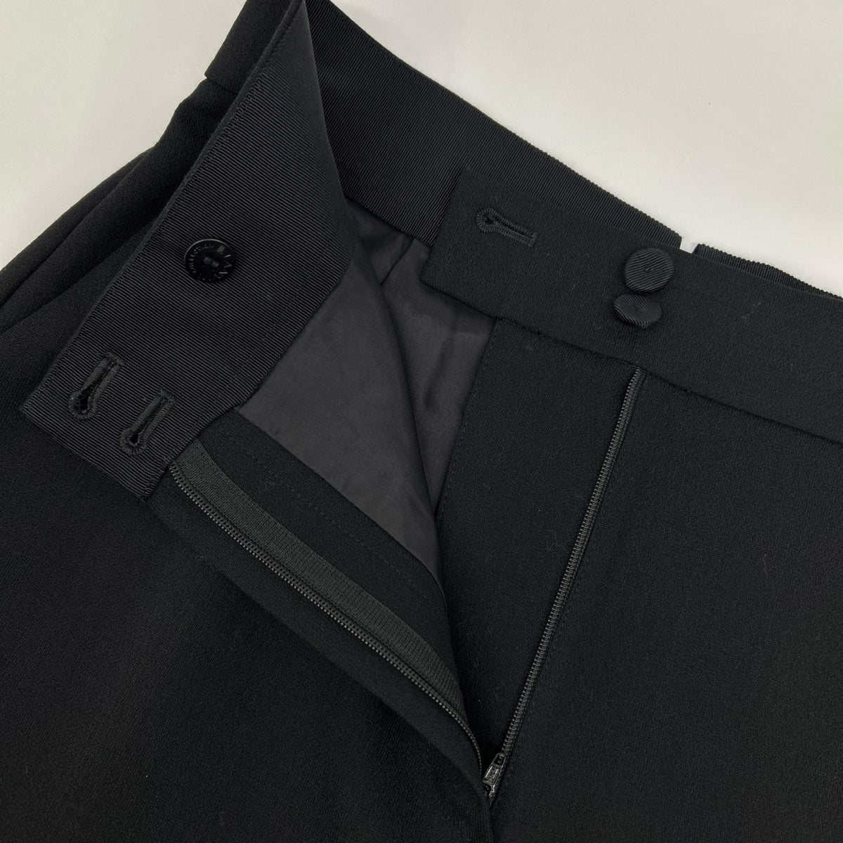 LANVIN ランバン 2315401 ブラック ウール ツイル ショートパンツ ボトムス