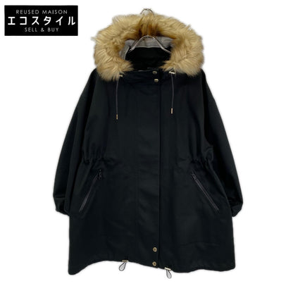 MACKINTOSH マッキントッシュ LMH-1021 ブラック ポリエステル エコファー スカイパーカー フーデッドコート コート