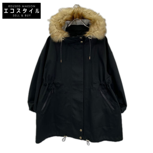 MACKINTOSH マッキントッシュ LMH-1021 ブラック ポリエステル エコファー スカイパーカー フーデッドコート コート