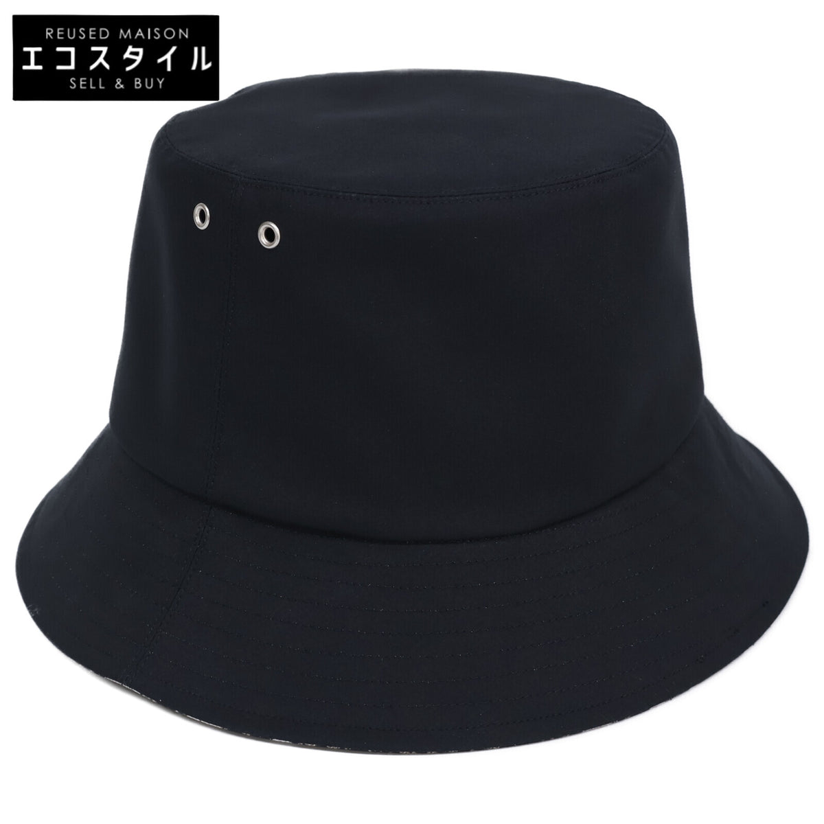 Christian Dior クリスチャンディオール 【美品】95TDD923A130 Teddy-D リバーシブル スモールブリム ボブハット 帽子