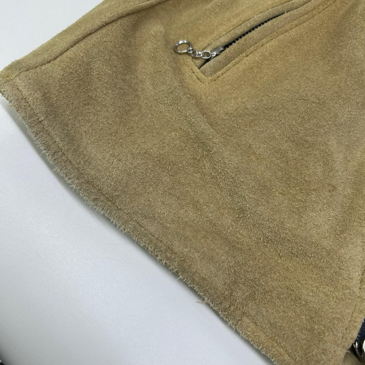 VANSON バンソン ベージュ スエード ダブルライダース ジャケット ジャケット
