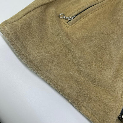 VANSON バンソン ベージュ スエード ダブルライダース ジャケット ジャケット