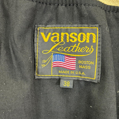 VANSON バンソン ベージュ スエード ダブルライダース ジャケット ジャケット