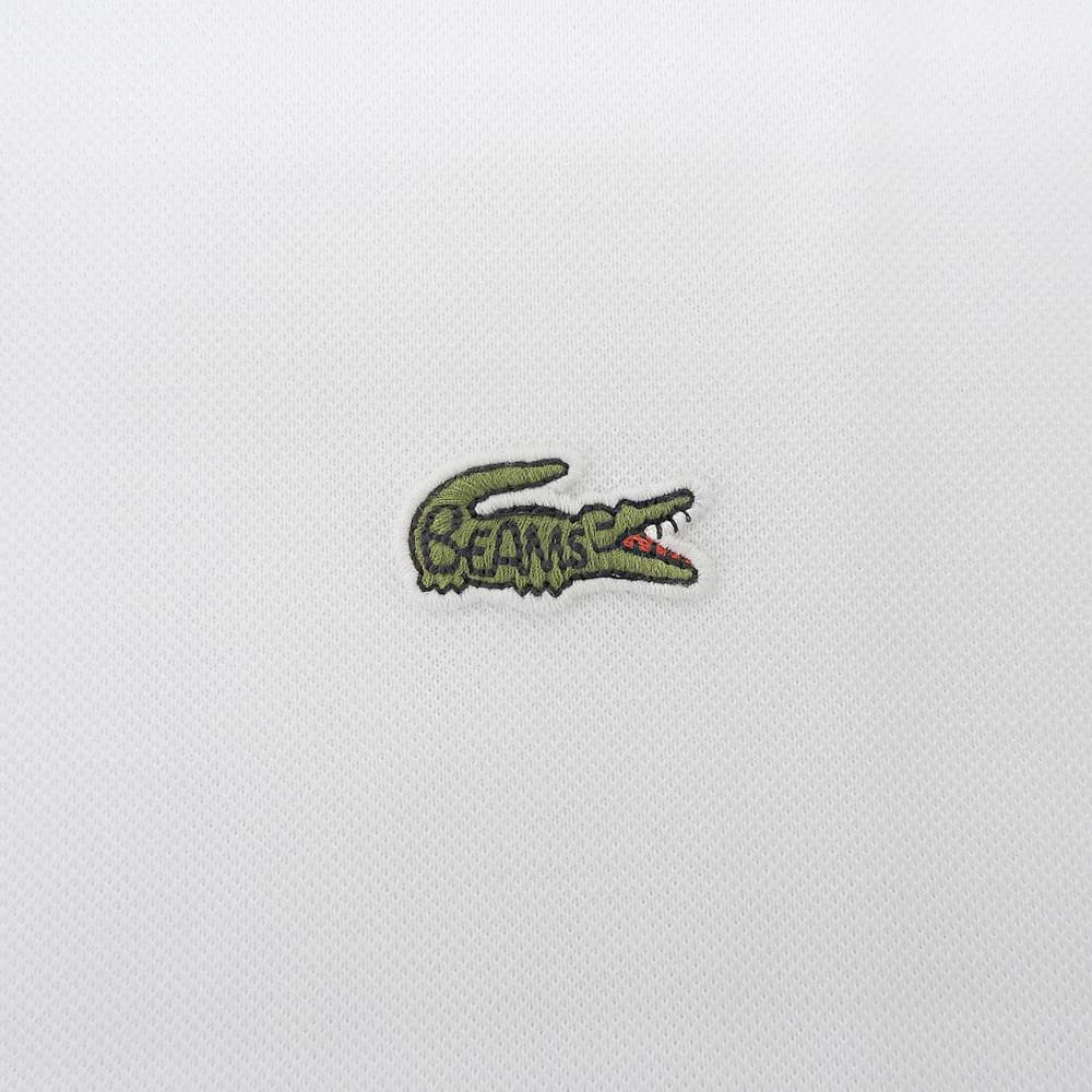 Lacoste ラコステ 美品 BEAMS別注 ポロシャツ トップス メンズ ホワイト 2 PH102MJ トップス