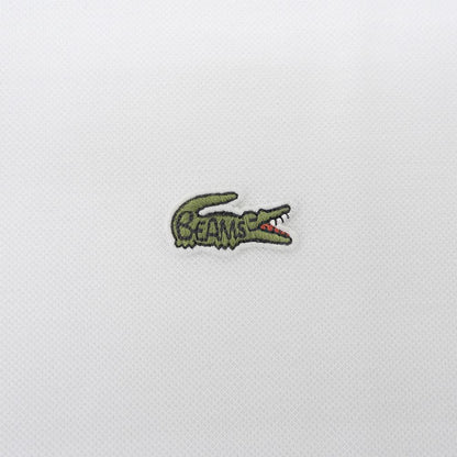 Lacoste ラコステ 美品 BEAMS別注 ポロシャツ トップス メンズ ホワイト 2 PH102MJ トップス
