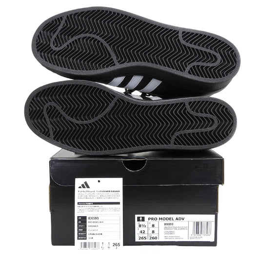 adidas アディダス 新品同様 プロモデル ADV ハイカット スニーカー シューズ メンズ ブラック 26.5cm IE6593 シューズ
