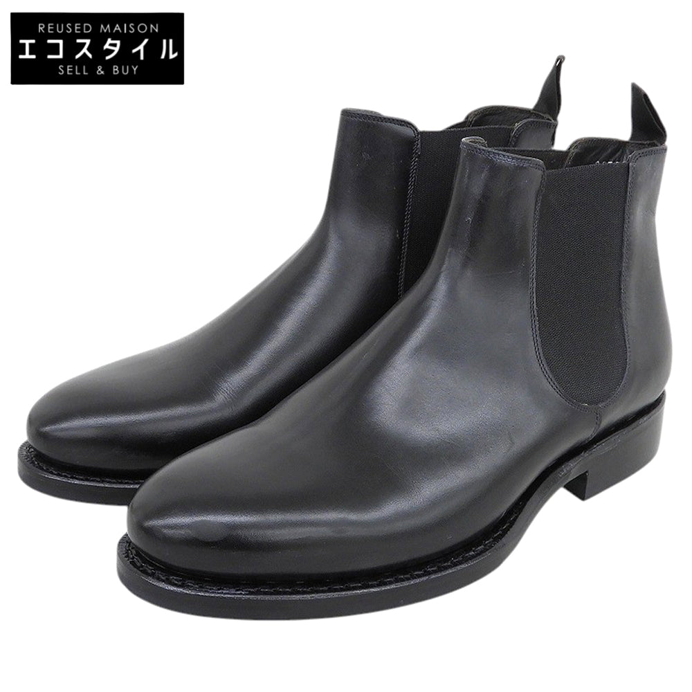 JALAN SRIWIJAYA ジャランスリワヤ 新品同様 BLACK CALF DAINITE SOLE EDWARD ブーツ シューズ メンズ ブラック 7 1/2 98756 シューズ