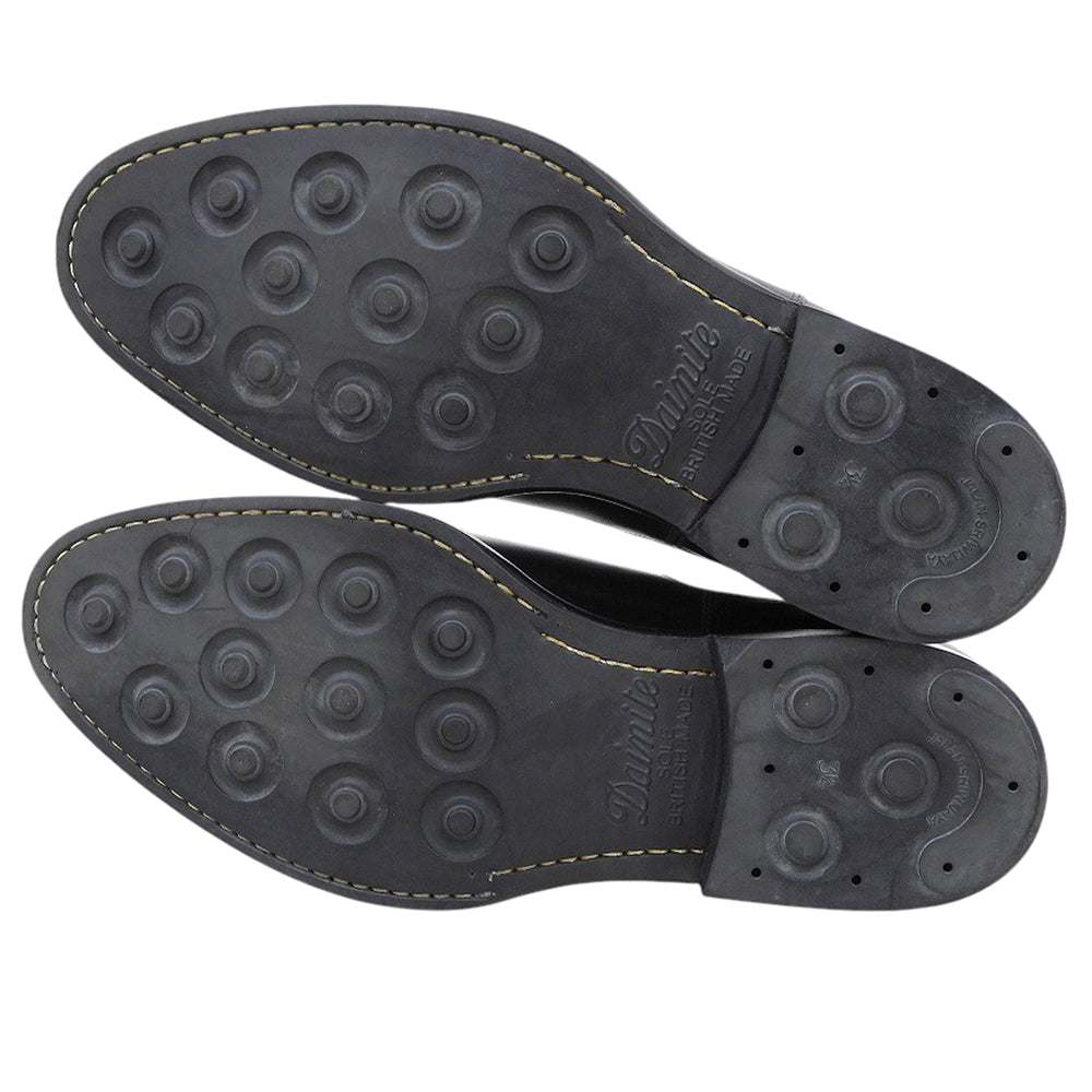 JALAN SRIWIJAYA ジャランスリワヤ 新品同様 BLACK CALF DAINITE SOLE EDWARD ブーツ シューズ メンズ ブラック 7 1/2 98756 シューズ