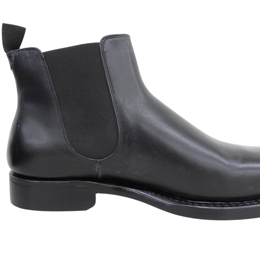 JALAN SRIWIJAYA ジャランスリワヤ 新品同様 BLACK CALF DAINITE SOLE EDWARD ブーツ シューズ メンズ ブラック 7 1/2 98756 シューズ