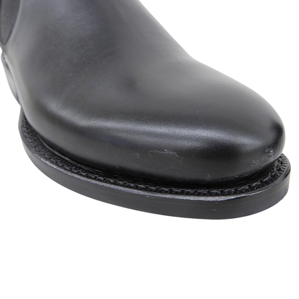 JALAN SRIWIJAYA ジャランスリワヤ 新品同様 BLACK CALF DAINITE SOLE EDWARD ブーツ シューズ メンズ ブラック 7 1/2 98756 シューズ