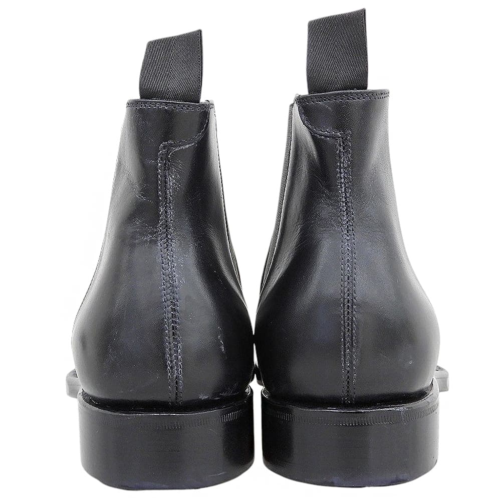 JALAN SRIWIJAYA ジャランスリワヤ 新品同様 BLACK CALF DAINITE SOLE EDWARD ブーツ シューズ メンズ ブラック 7 1/2 98756 シューズ