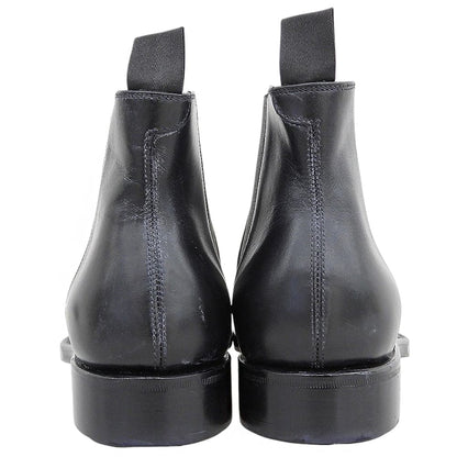 JALAN SRIWIJAYA ジャランスリワヤ 新品同様 BLACK CALF DAINITE SOLE EDWARD ブーツ シューズ メンズ ブラック 7 1/2 98756 シューズ