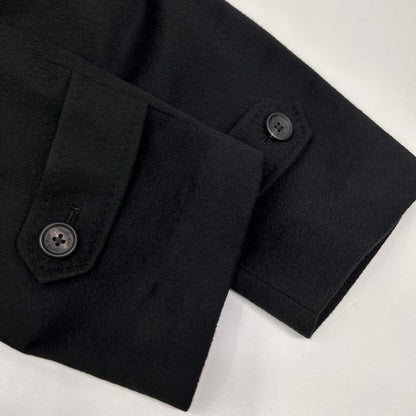 Savile Row サビルロウ 7264R194 ブラック カシミヤ100 ステンカラーコート コート
