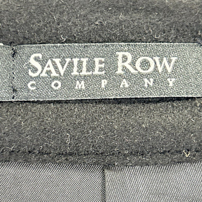 Savile Row サビルロウ 7264R194 ブラック カシミヤ100 ステンカラーコート コート