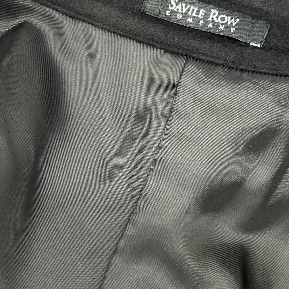 Savile Row サビルロウ 7264R194 ブラック カシミヤ100 ステンカラーコート コート