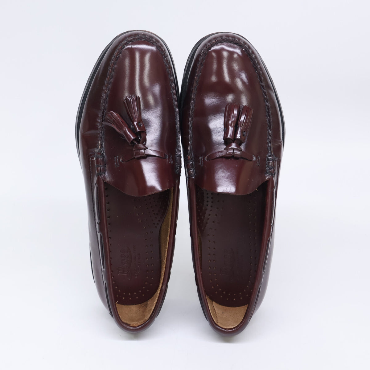 G.H.BASS&CO バス LARKIN ラーキン レザー タッセルローファー シューズ