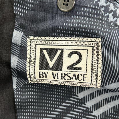 VERSACE CLASSIC ヴェルサーチクラシック ネイビー ゴールドボタン 紺ブレザージャケット ジャケット
