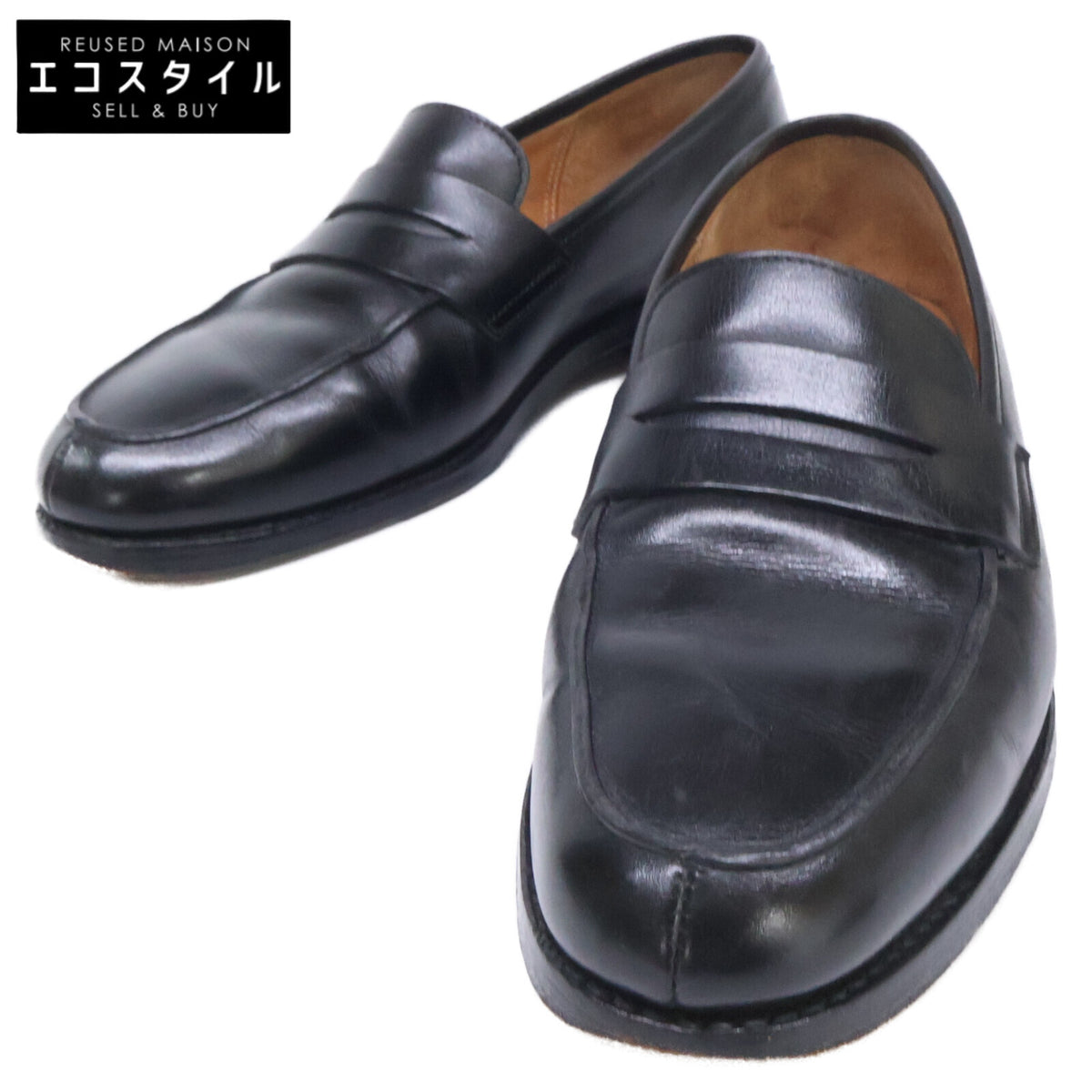 JOHNLOBB ジョンロブ CAMPUS キャンパス 315ラスト レザー コインローファー シューズ