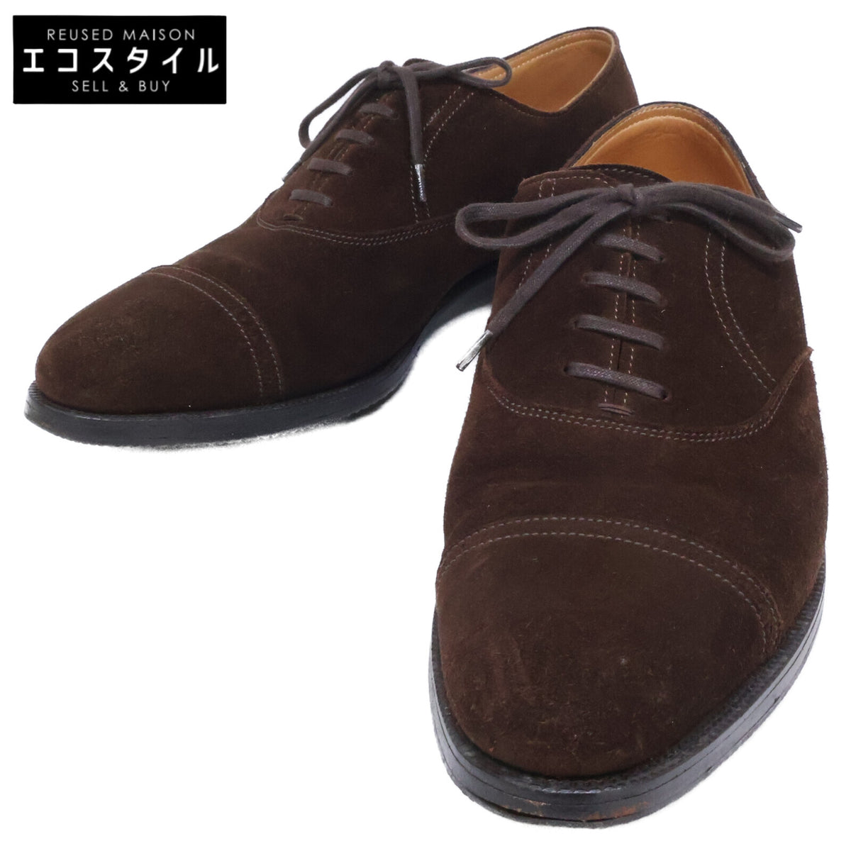 JOHNLOBB ジョンロブ PHILIP II フィリップ2 7000ラスト スエード ブローグキャップトゥ シューズ シューズ