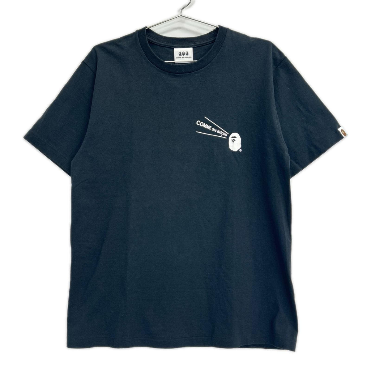 A BATHING APE アベイシングエイプ ×COMME des GARCONS 20SS ブラック OSAKA BAPE TEE Tシャツ トップス