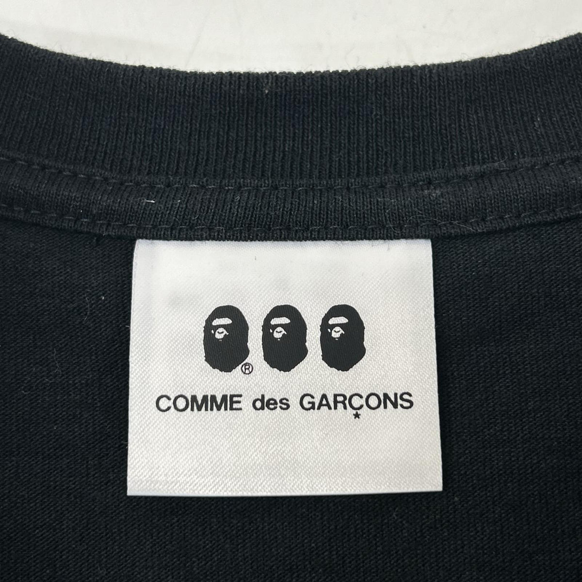A BATHING APE アベイシングエイプ ×COMME des GARCONS 20SS ブラック OSAKA BAPE TEE Tシャツ トップス