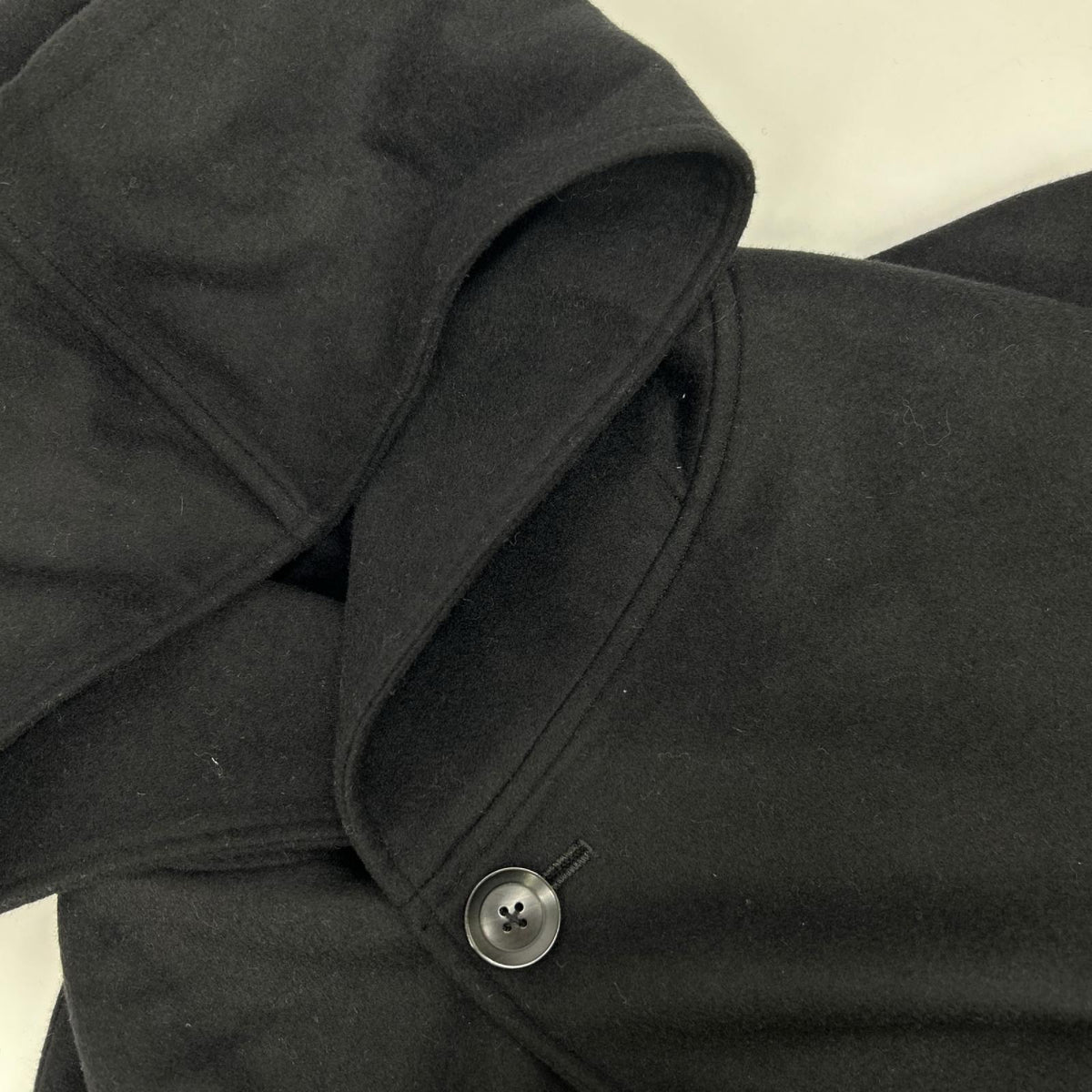 REGULATION Yohji Yamamoto レギュレーション ヨウジヤマモト HX-C03-142 ブラック CASHMERE BEAVER 4BUTTON SINGLE COAT コート コート