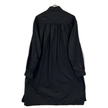 Yohji Yamamoto POUR HOMME ヨウジヤマモトプールオム HD-B05-001 ブラック ロング ダブルポケット シャツ トップス