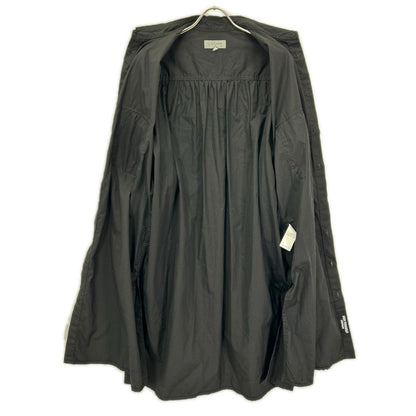 Yohji Yamamoto POUR HOMME ヨウジヤマモトプールオム HD-B05-001 ブラック ロング ダブルポケット シャツ トップス