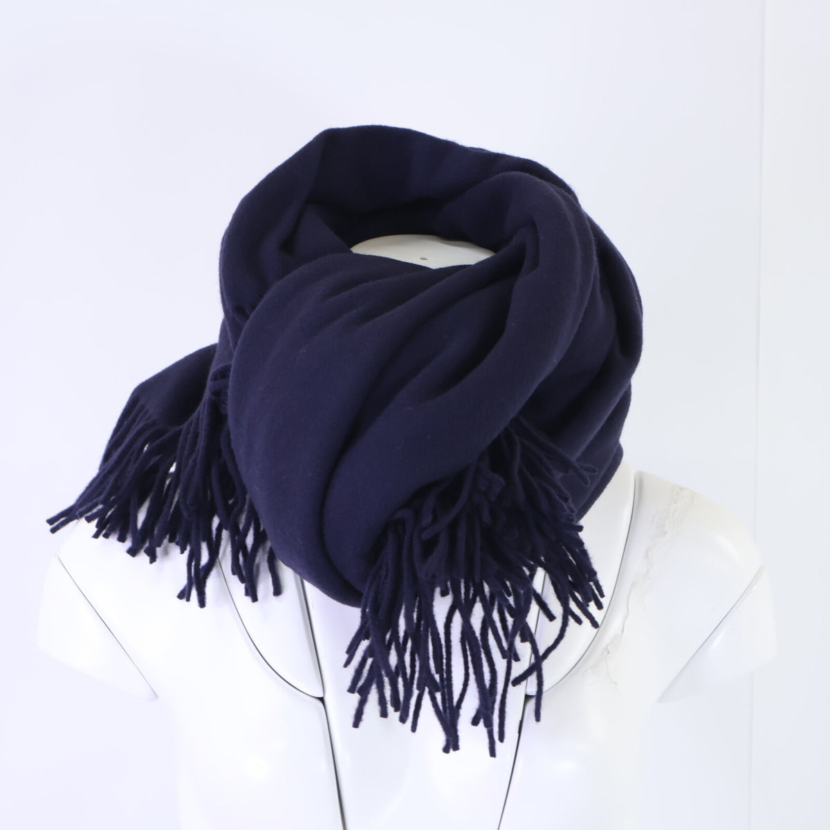 ACNE STUDIOS アクネ ストゥディオズ 【美品】ラムズウール フリンジ ストール