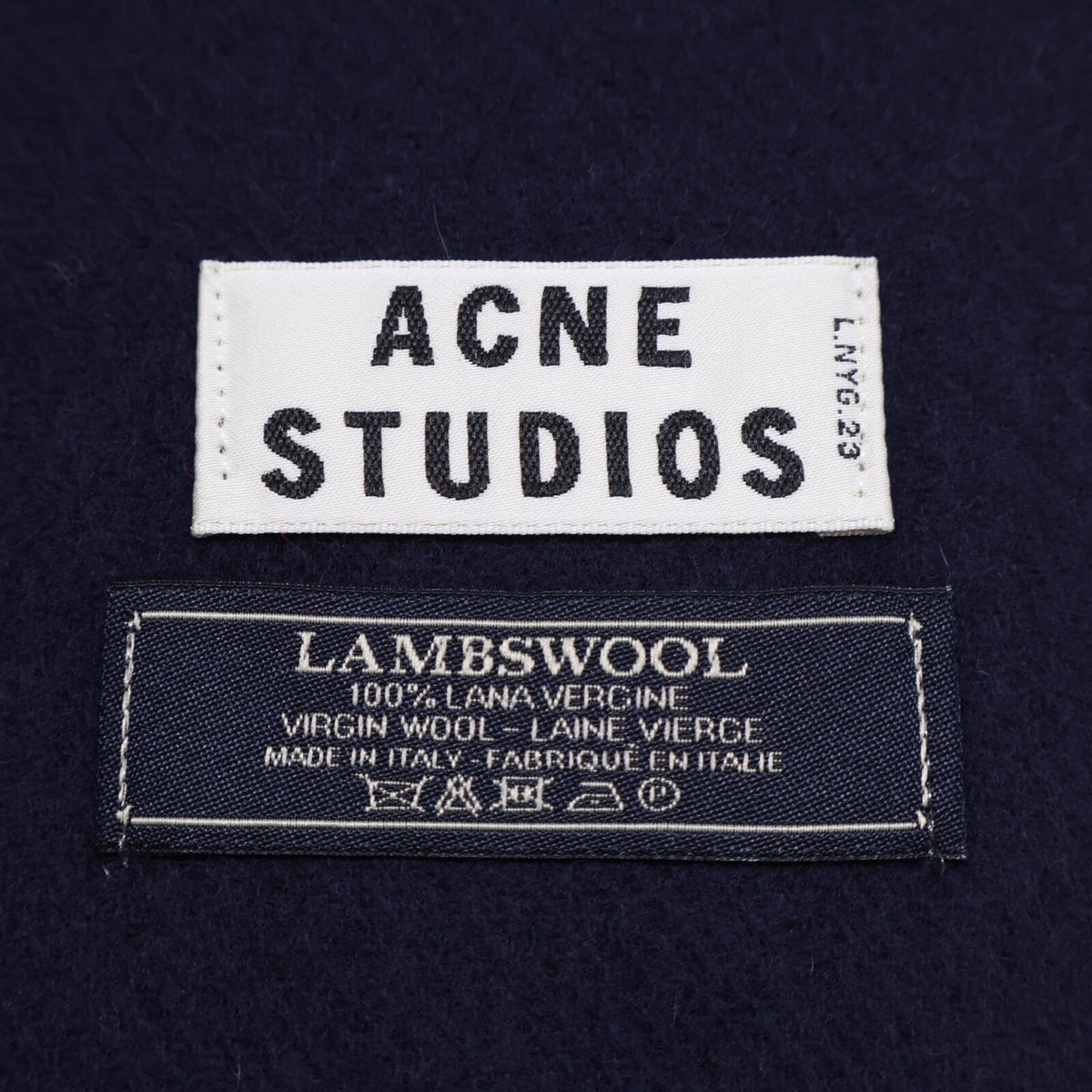 ACNE STUDIOS アクネ ストゥディオズ 【美品】ラムズウール フリンジ ストール