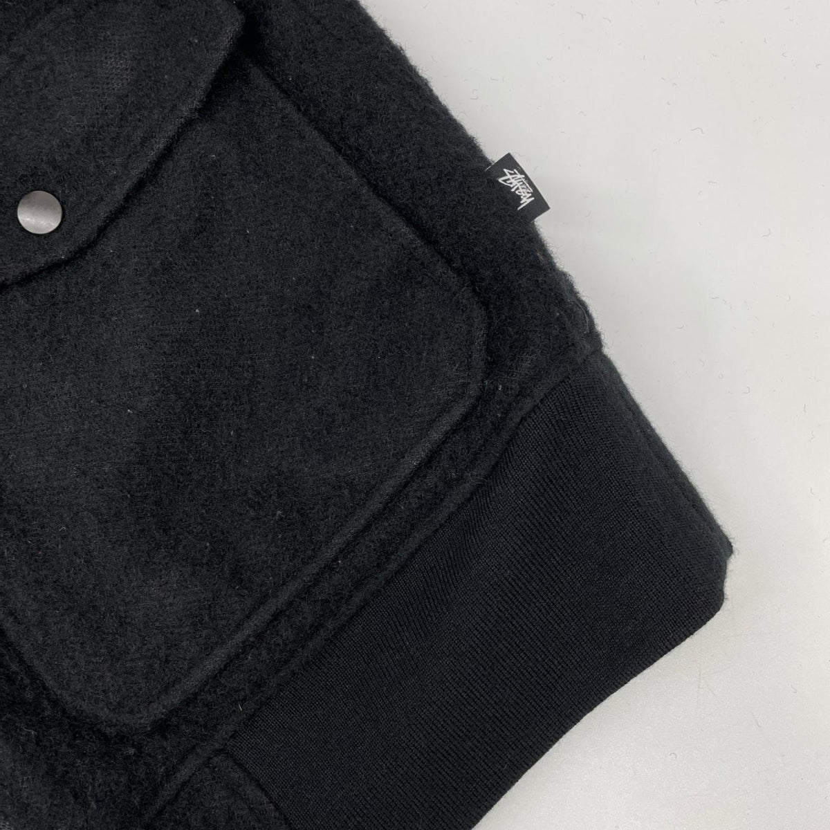 stussy ステューシー ブラック B-10 ボンバー ジャケット ジャケット
