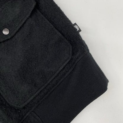 stussy ステューシー ブラック B-10 ボンバー ジャケット ジャケット