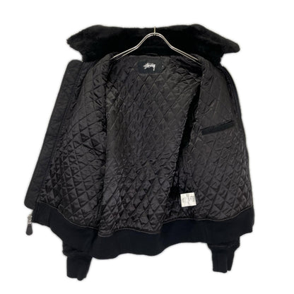 stussy ステューシー ブラック B-10 ボンバー ジャケット ジャケット