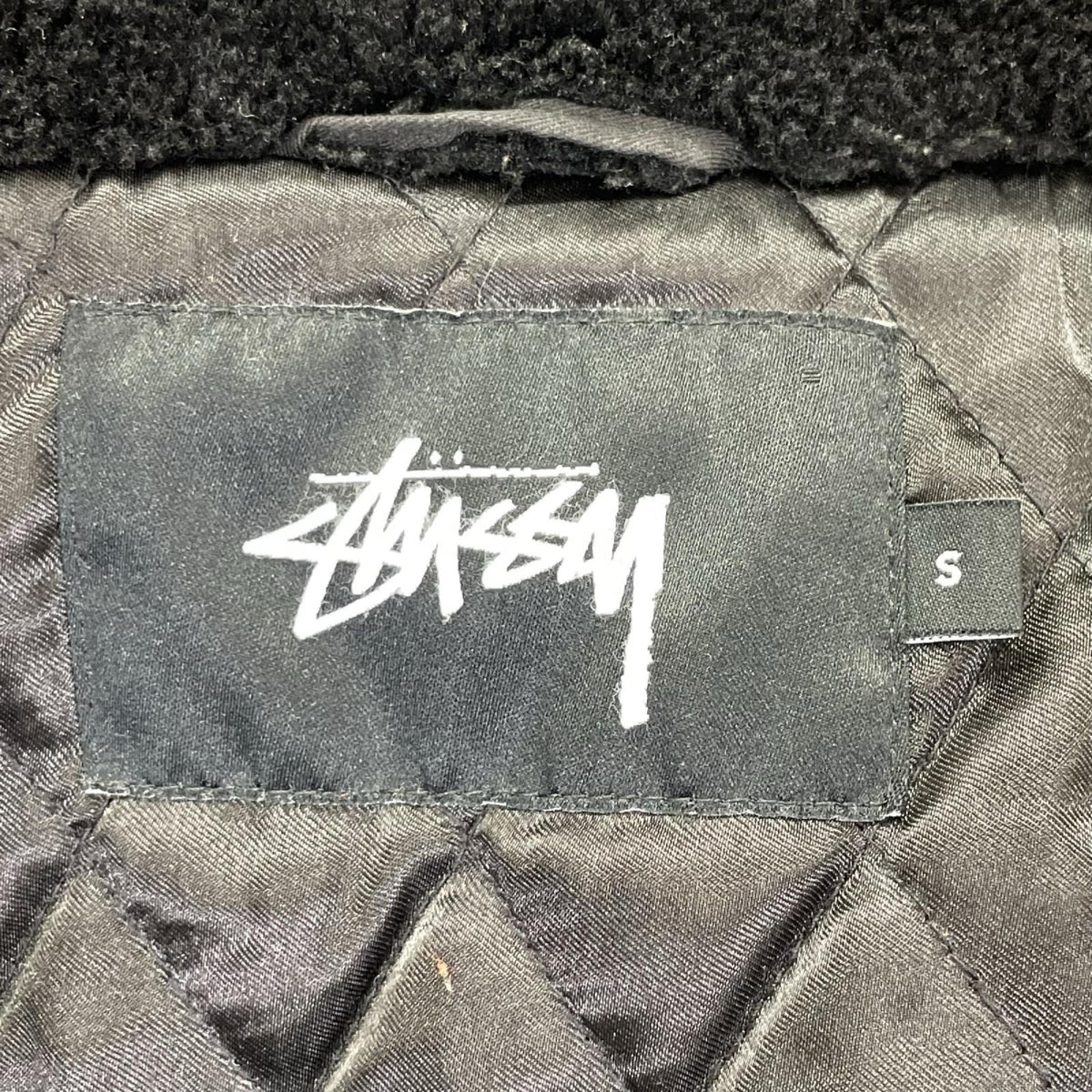 stussy ステューシー ブラック B-10 ボンバー ジャケット ジャケット