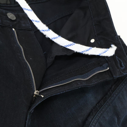 BALENCIAGA バレンシアガ 【美品/国内正規/24年製】809444 ダブルニーワイドデニムパンツ ボトムス