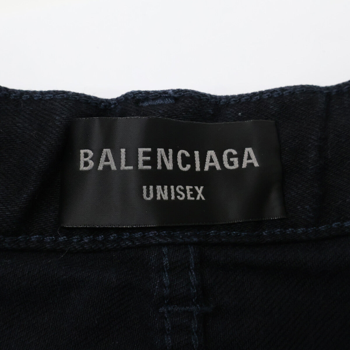 BALENCIAGA バレンシアガ 【美品/国内正規/24年製】809444 ダブルニーワイドデニムパンツ ボトムス