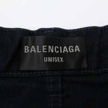 BALENCIAGA バレンシアガ 【美品/国内正規/24年製】809444 ダブルニーワイドデニムパンツ ボトムス